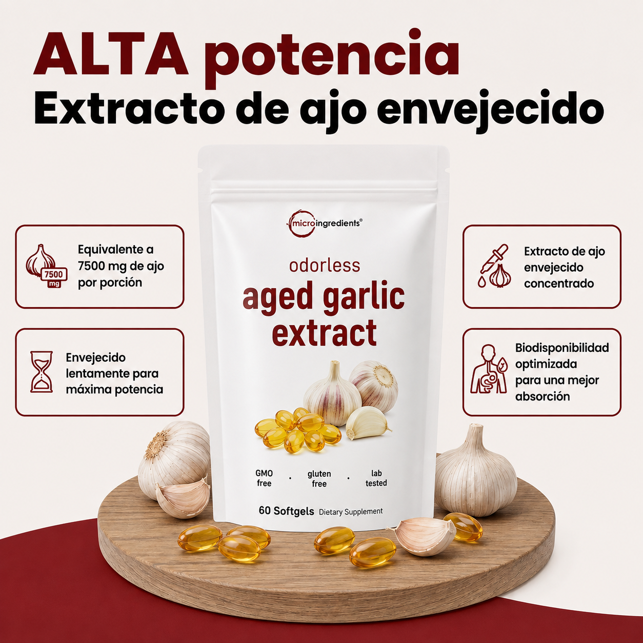 Extracto de ajo japones